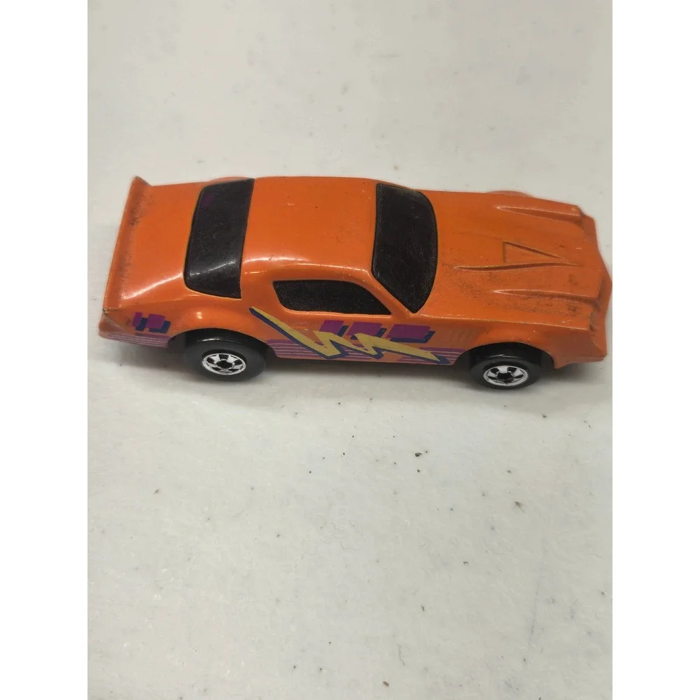 Vintage‎ Hot Wheels 1982 Orange Lightning Bolt Diecast Car Malaysia Blackwall